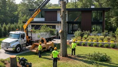 Professional landscaping and tree removal service in Wilmington, NC for coastal property care