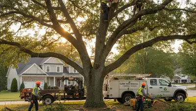 Professional tree removal service in Wilmington NC by certified arborists at Wilmington NC Tree Service